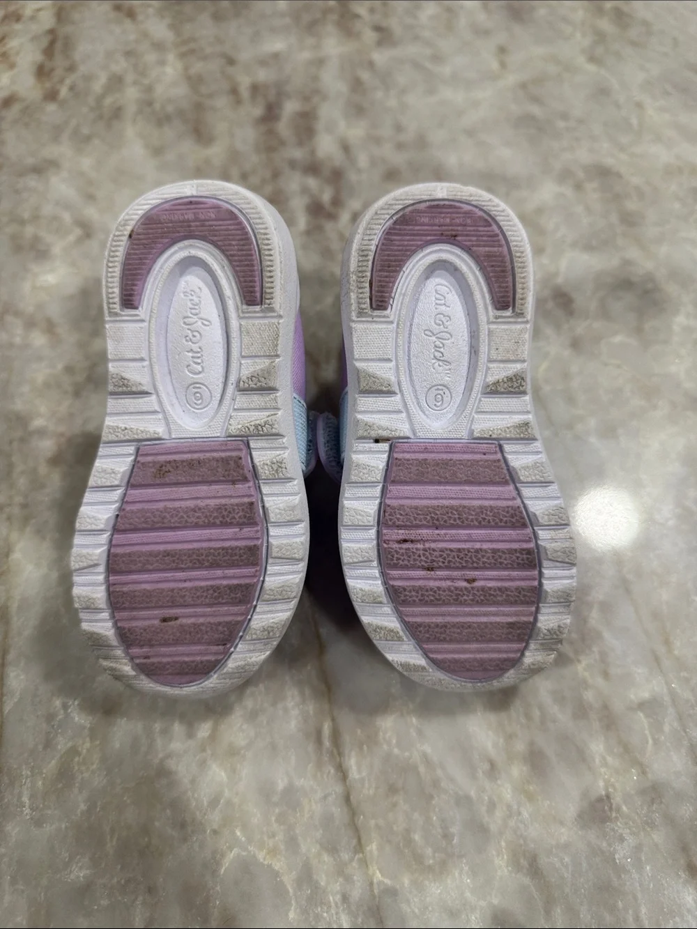 Cat & Jack Lilac Mesh Slip-On Water Shoes with Light Blue Strap
